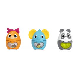 Chicco Jouet d'éveil Animalitos Encajables 00012154000000 - Animaux à empiler avec effets sonores et visuels - 6 mois et plus