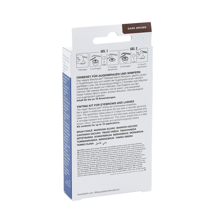 Refectocil Kit de teinture pour sourcils et cils Dark Brown 1 unité