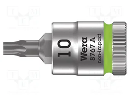WERA Douille Torx®-bit TX10 1/4'' 28mm