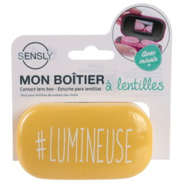 Sensly Étui pour lentilles de contact avec miroir, modèles assortis