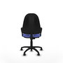 PIQUERAS Y CRESPO Chaise de bureau Algarra, Tissu Bleu clair