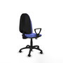 PIQUERAS Y CRESPO Chaise de bureau Algarra, Tissu Bleu clair