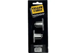 YELLOWCAB Pack de 2 connecteurs XLR mâles à 3 broches