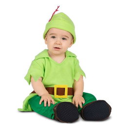 My Other Me - Déguisement Bébé Peter Pan - Licence Peter Pan - Vert - Taille 7-12 Mois