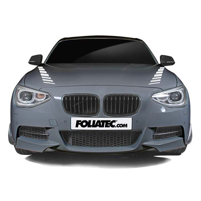 Foliatec Autocollant De Voiture Design Ombres Blanc FO33941 9x77 cm 2 Pièces