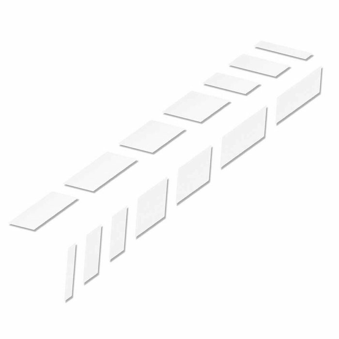 Foliatec Autocollant de Voiture Design Ombres Blanc (2 pièces)