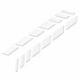Foliatec Autocollant de Voiture Design Ombres Blanc (2 pièces)