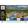 Thomson 32FQG3S15CW - Téléviseur QLED 32 Pouces (80 cm) Full HD 1920 x 1080 avec Google TV, Adaptateur 12V, WiFi, 3x HDMI 1.4
