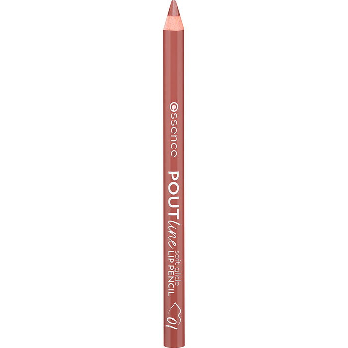 Essence Crayon à Lèvres Poutline Soft Glide No 01 Like To Mauve It Nude Violet 0.62 g, Texture Crémeuse, Précision, Définition Des Lèvres