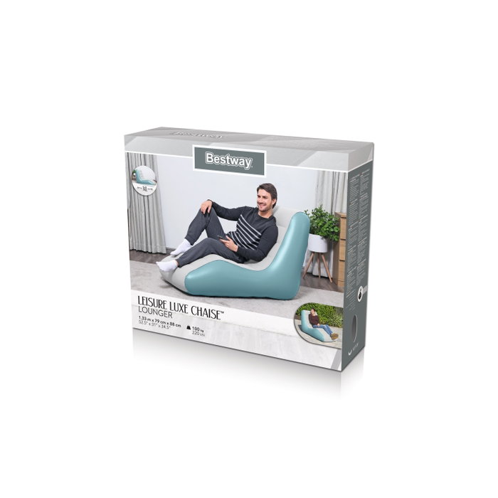 Bestway Sillon Gonflable Luxury 133x79x88 cm Intérieur 75127