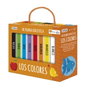 MANOLITO BOOKS Jeu de domino éducatif 28 cartes Les Couleurs 71430 pour apprentissage des couleurs dès 2 ans - Version espagnole