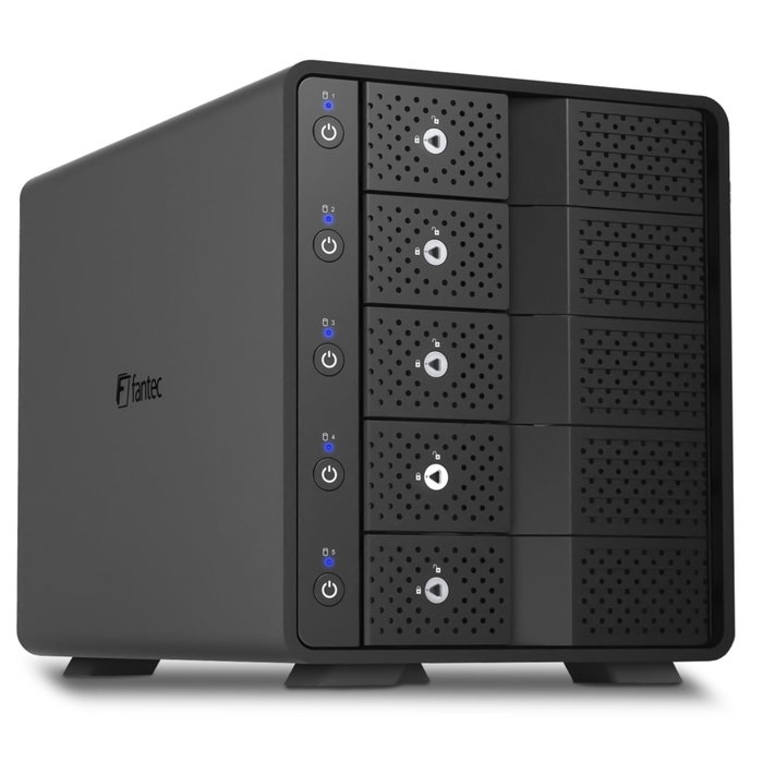 FANTEC MB-X5U31H Boîtier pour 5 disques durs 3,5 pouces USB 3.1 Gen. 2 FANTEC MB-X5U31H Boîtier pour 5 disques durs 3,5 pouces USB 3.1 Gen. 2