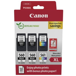 Canon PG-560XL x2 / CL-561XL Photo Value Pack Multipack