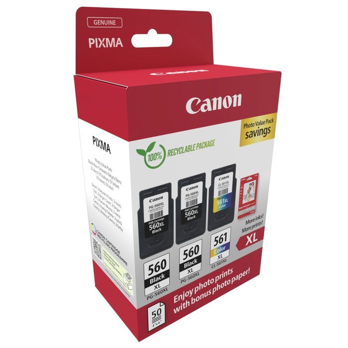 Canon PG-560XL x2 / CL-561XL Photo Value Pack