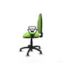 PIQUERAS Y CRESPO Chaise de bureau Algarra, tissu pistache, mécanisme de contact permanent