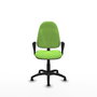 PIQUERAS Y CRESPO Chaise de bureau Algarra, tissu pistache, mécanisme de contact permanent