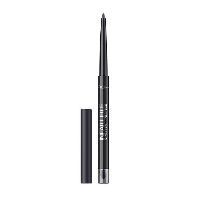 L'Oreal Paris Infaillible 24H - Crayon eyeliner en gel waterproof, Contour des yeux, 1.0 g, Teinte 301 Nuit Jour Noir L'Oreal Paris Infaillible 24H - Crayon eyeliner en gel waterproof, Contour des yeux, 1.0 g, Teinte 301 Nuit Jour Noir