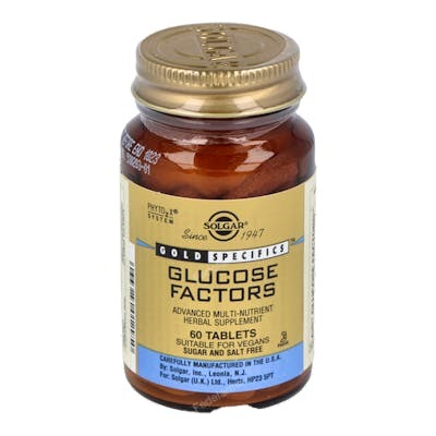 SOLGAR Glucose Factors 60 comprimés SOLGAR Glucose Factors 60 comprimés