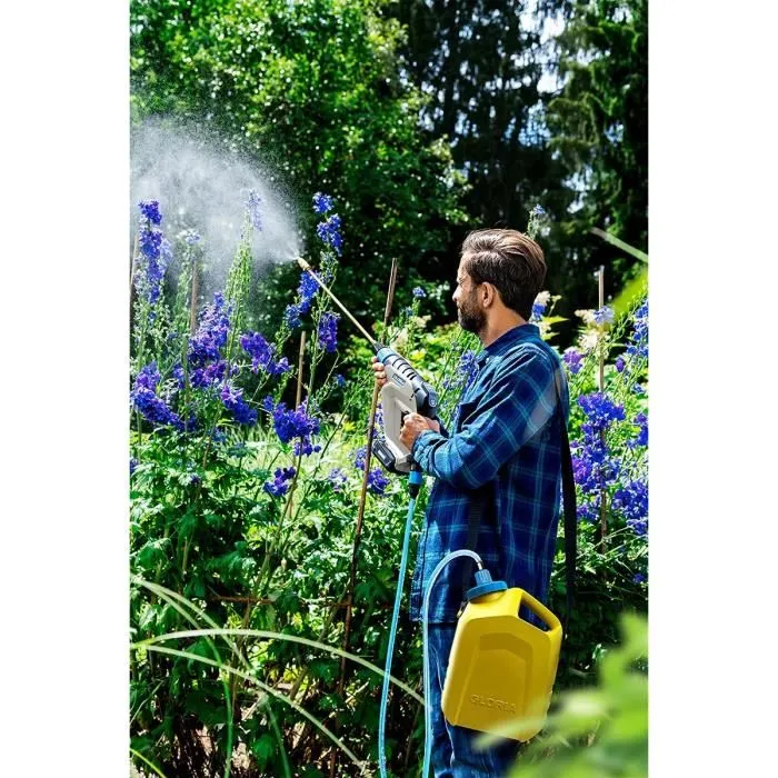 Gloria - Set de protection des végétaux, lance et buse laiton pour MultiJet 18V - Application de produits phytosanitaires biologiques avec 3 buses coniques