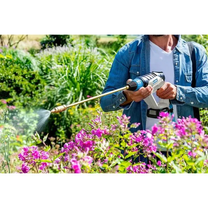 Gloria - Set de protection des végétaux, lance et buse laiton pour MultiJet 18V - Application de produits phytosanitaires biologiques avec 3 buses coniques