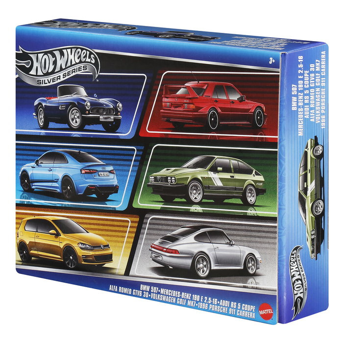 Hot Wheels Multipack Euro Style - 6 Véhicules Die-cast 1:64