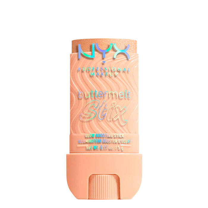 Nyx Professional Make Up - Buttermelt Stix Glow Boosting Stick #06-Whole Melt - Illuminateur Crème Hydratant - Effet Éclat Corporel - 5 g