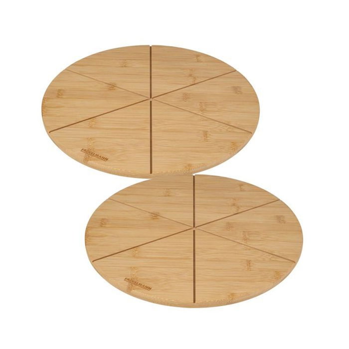 Fackelmann Ensemble de 2 Planches à pizza avec rainures de coupe - Ø 32 cm Fackelmann Ensemble de 2 Planches à pizza avec rainures de coupe - Ø 32 cm
