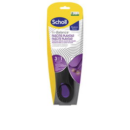 Scholl Semelles Anti-Douleur Fasciite Plantaire Technologie In-Balance 3 en 1 Taille S (37-39.5)