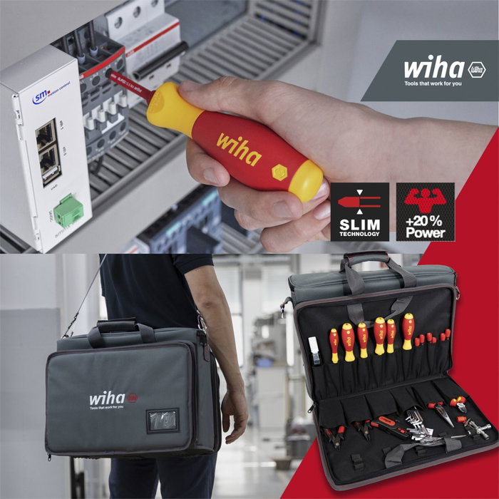 Wiha Set d'outils service technicien - 31 pièces avec sac