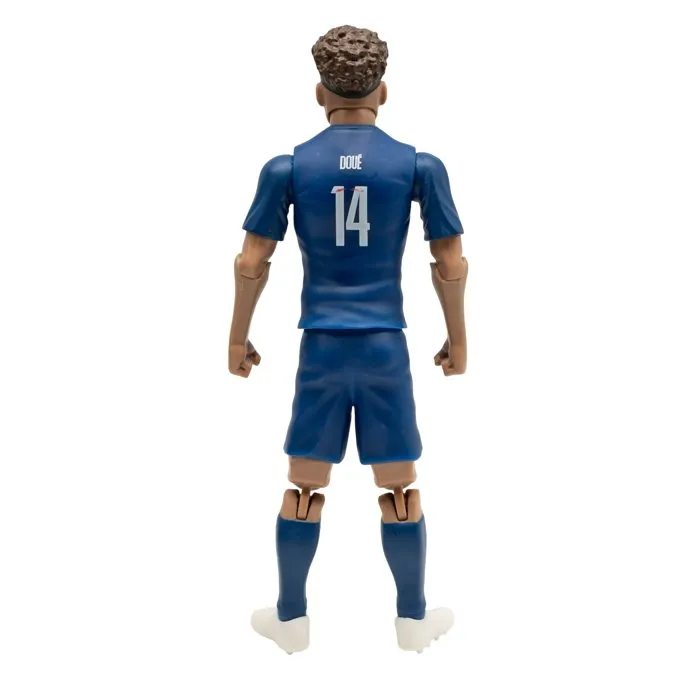 Megableu - Figurine Articulée PSG Désiré Doué - Maillot 14 - 20 cm - Collection Football