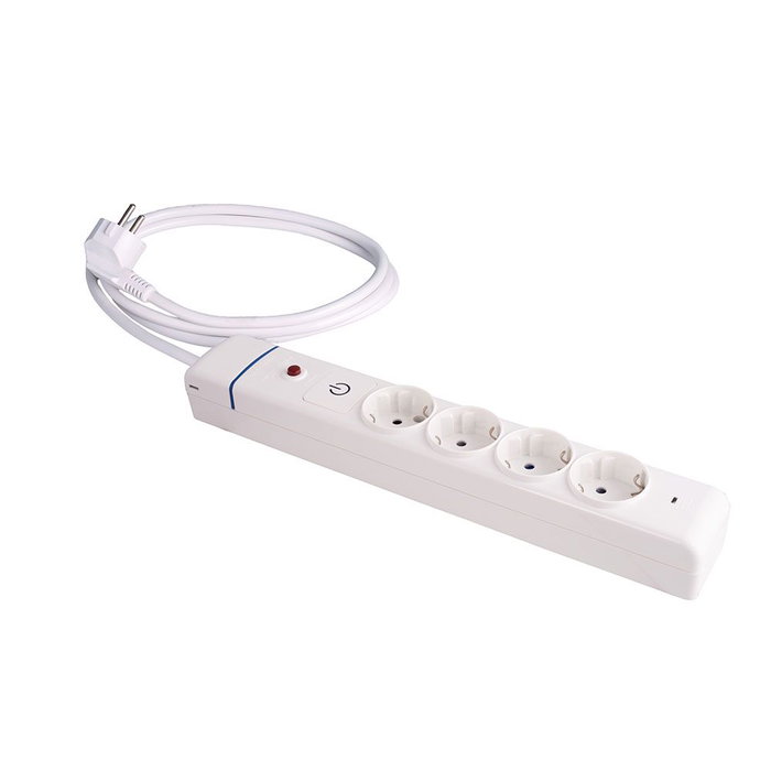 Solera Rallonge 4 prises Schuko avec interrupteur 41ilso (1,5 m) Solera Rallonge 4 prises Schuko avec interrupteur 41ilso (1,5 m)