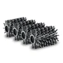 Karcher Lot de 4 brosses-rouleaux pour sols en bois pour nettoyeur de terrasse PCL 6