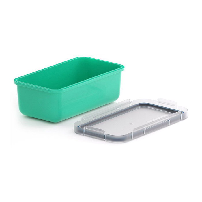 Récipient de Conservation des Aliments Valira 6090/97 Hermétique Turquoise Thermoplastique PBT Rectangulaire 750 ml Récipient de Conservation des Aliments Valira 6090/97 Hermétique Turquoise Thermoplastique PBT Rectangulaire 750 ml
