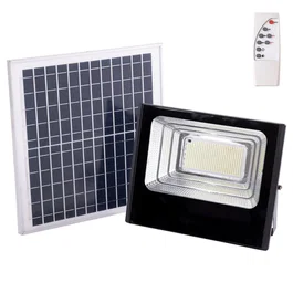 Projecteur LED Solaire 150W 4000K avec Panneau Solaire, Batterie 10000mAh, Télécommande - HO-SOLARFL-150W-01-W
