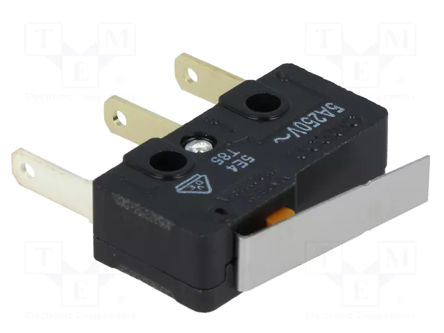 Aratas SS-5GLT Microcommutateur SNAP ACTION avec levier, SPDT, 5A/125VAC