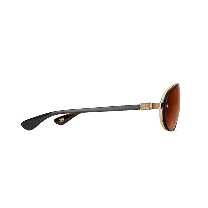 Bugatti 10-MBK-RG Lunettes de soleil modèle 10 Carbon Marron