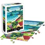 Sentosphere Calypto Puzzle 500 Pièces Les Caraïbes - Toucher Soyeux, Affiche Vintage, Décoration à Encadrer, Dès 8 Ans