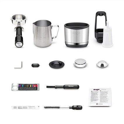 Sage Cafetière automatique avec écran tactile The Oracle™ Jet Trufa Negra (SES985BTR4EEU1) - Pré-infusion, mousseur de lait Auto MilQ, 11 programmes, Noir