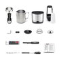 Sage Cafetière automatique avec écran tactile The Oracle™ Jet Trufa Negra (SES985BTR4EEU1) - Pré-infusion, mousseur de lait Auto MilQ, 11 programmes, Noir