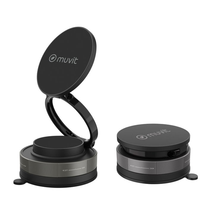 Support de Téléphone pour Voiture Muvit MCCHL0035 Noir