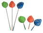 Poessa - Salabre en aluminium extensible 36x80x20 cm - Modèles surtidos (Orange, Bleu ou Vert)