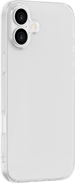 eSTUFF Coque TPU INFINITE VIENNA pour iPhone 16 - Protection anti-chute, TPU 100% recyclé, transparente et anti-jaunissement