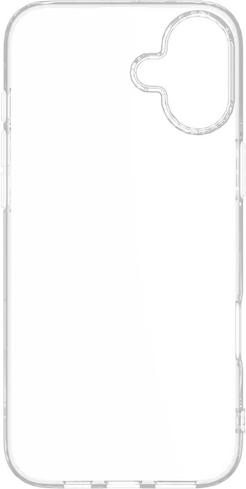 eSTUFF Coque TPU INFINITE VIENNA pour iPhone 16 - Protection anti-chute, TPU 100% recyclé, transparente et anti-jaunissement