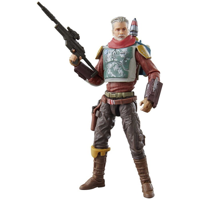 HASBRO - Figurine articulée Cobb Vanth Mandalorian Armor The Mandalorian Star Wars 9,5 cm avec casque, propulseur et blasters