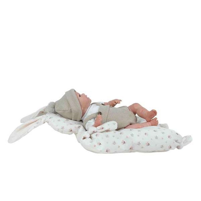 Arias Poupée Reborn Mateo 35 cm Beige avec Coussin
