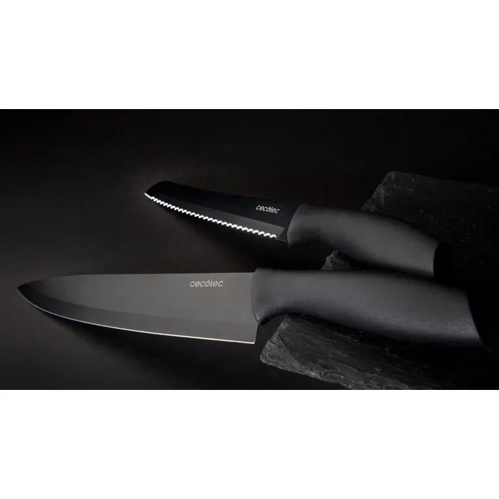 Cecotec Set de couteaux professionnels Titanium 7 pièces avec étui