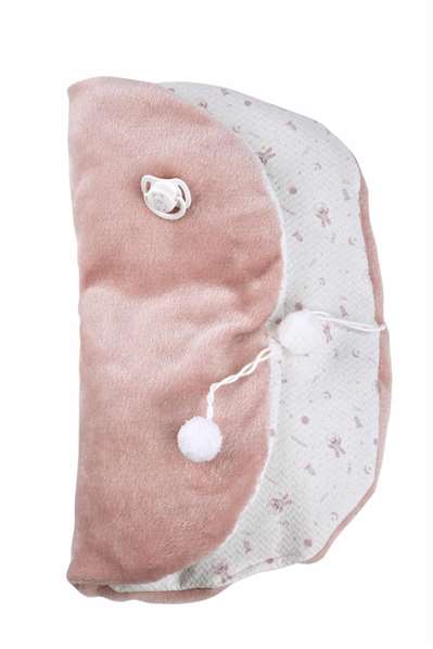 Muñecas Arias - Pouponnée Elegance 35 cm, couleur rose avec manteau, jouet de poids Babyto (langue: espagnol)