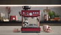 Sage Barista Express Impress SES876RVC4EEU1 Cafetière espresso automatique avec broyeur intégré - Rouge velours