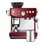 Sage Barista Express Impress SES876RVC4EEU1 Cafetière espresso automatique avec broyeur intégré - Rouge velours