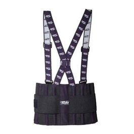TURBO Ceinture lombaire Track Air Con Tirantes Ref. 836, Tailles S-XL, Noir, Confort et Soutien Réglable